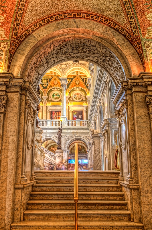 Stairs to the Library of Congress