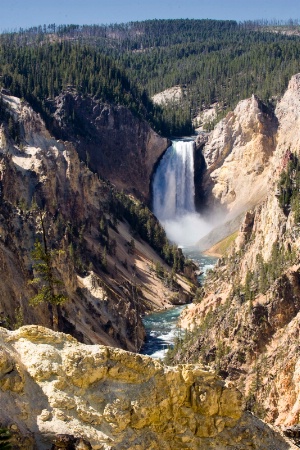 Lower Falls on the Yellowstone River