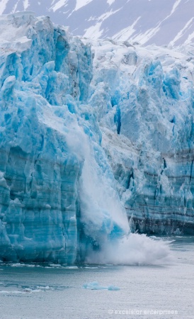 Hubbard Glacier Carving, Alaska