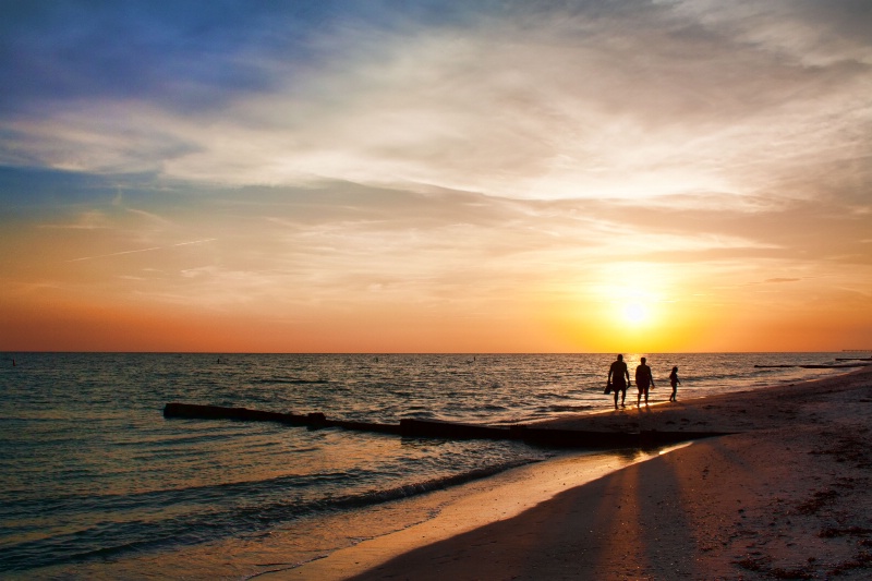 Sunset stroll