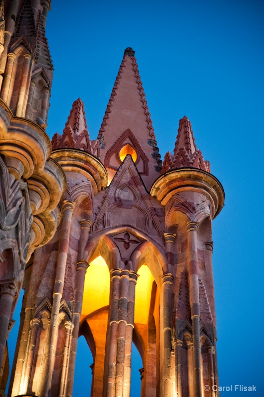 Spires at Twilight ~ San Miguel, Mexico