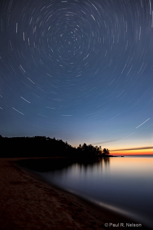 Star Trails at Twilight