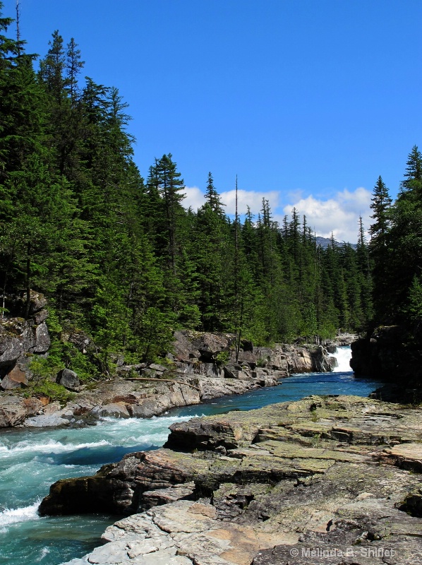 Upper McDonald Creek Falls