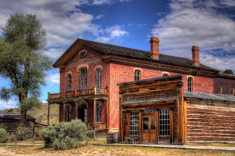 Historic Hotel Meade Bannack Ghost Town Montana 