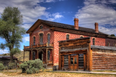 Historic Hotel Meade Bannack Ghost Town Montana 