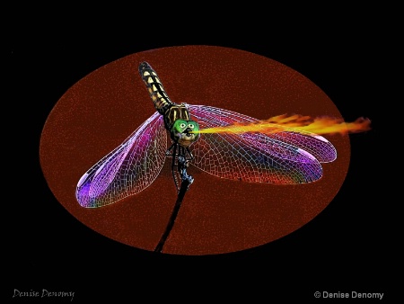 FIRE-BREATHING DRAGONFLY