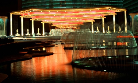 Caesar's Palace fountains, Las Vegas