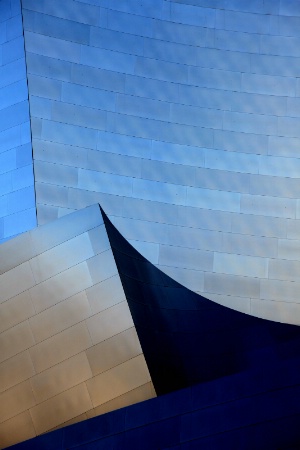 Disney Concert Hall detail, Levels adjustment