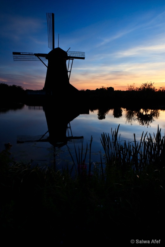 Silhouette @ Kinderdijk 