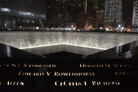 Ground Zero With Engraved Names