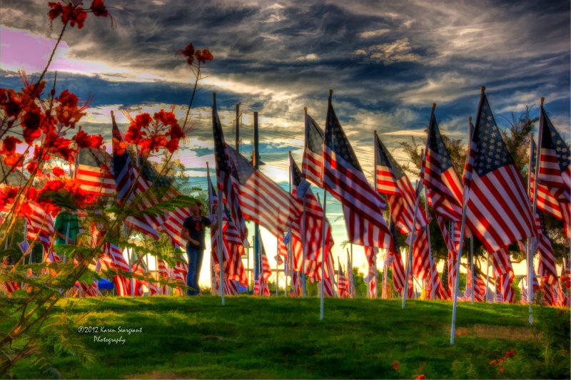 Flags 'n Flowers