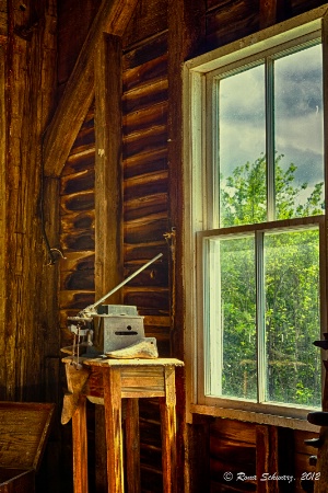 Antique Shoe Molds by the Window