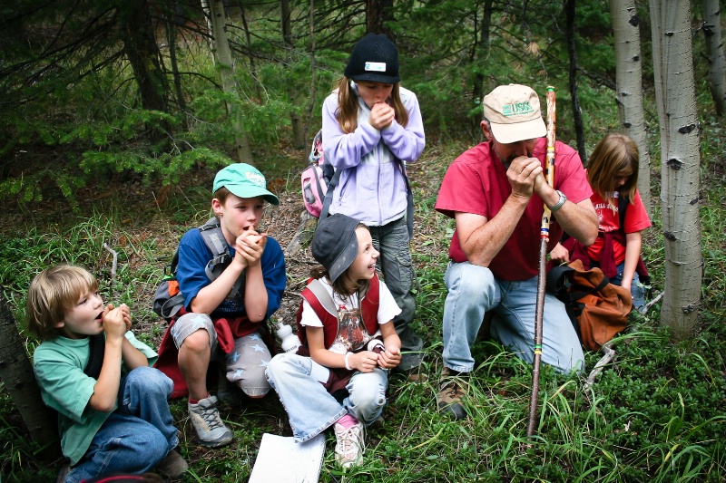 Grass Blowing Lesson