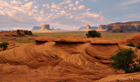 View of National Monuments from Mystic Valley