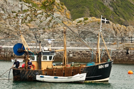 Mevagissey fishing boat.