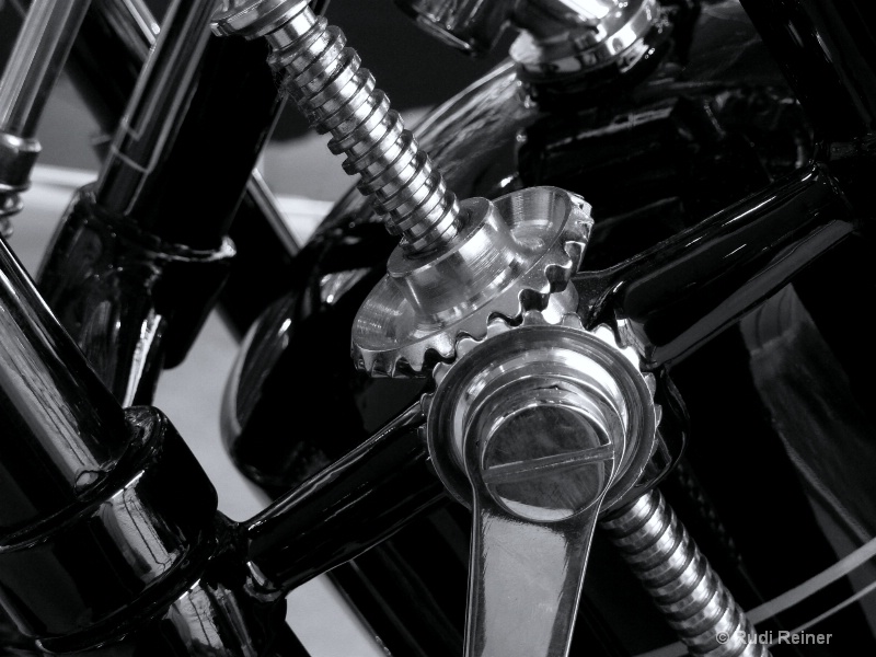 Old motorbike gears