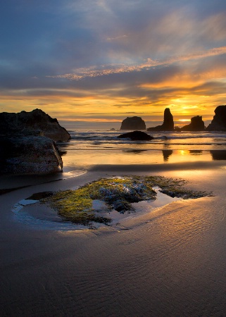 Sunset at Bandon