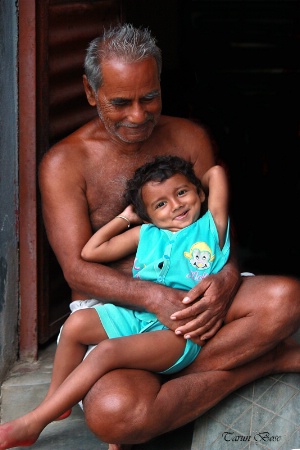 Best Place to Rest, Grandpa's laps.