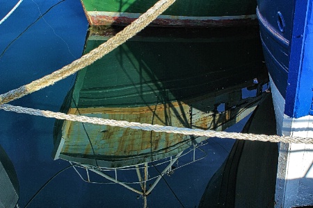 Reflected boat