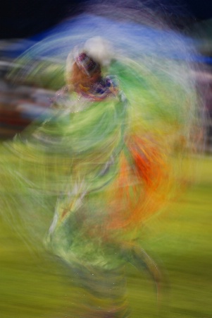 Fancy Shawl Dancer in Motion