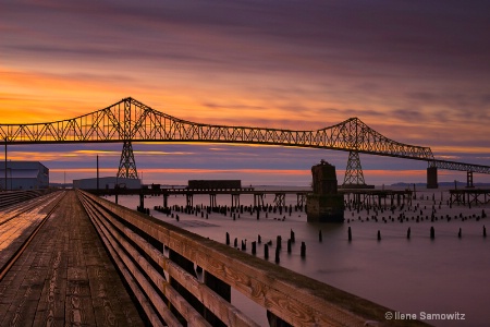 Astoria Bridge Sunset