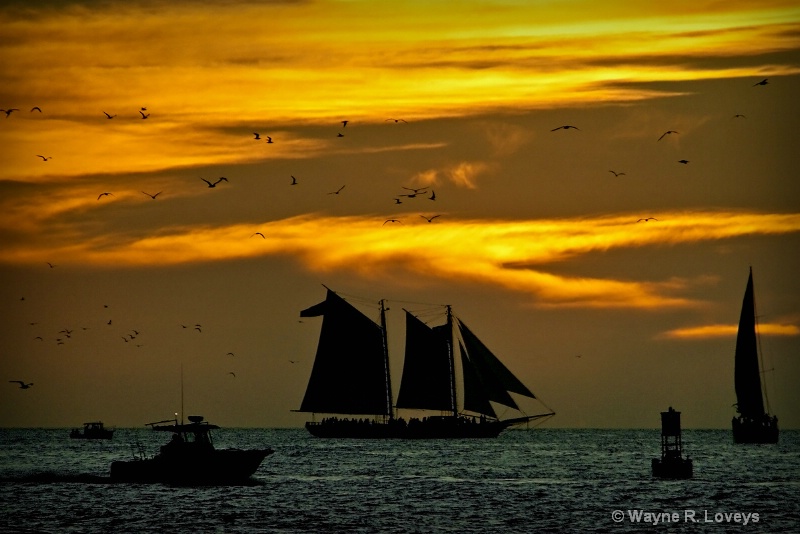 Sunset Celebration at Mallory Square