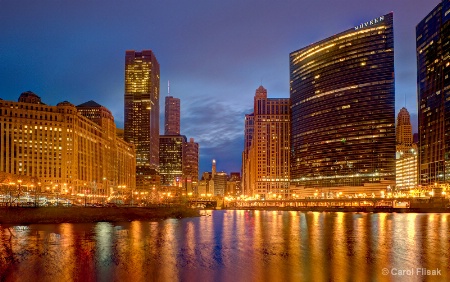 Chicago River Sunrise