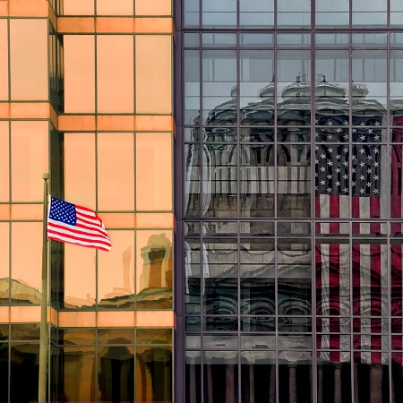 Ohio Capitol Reflected