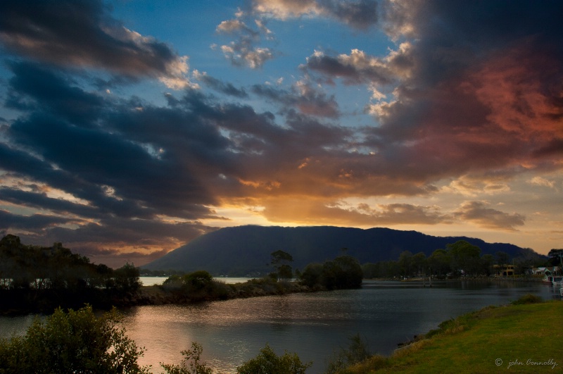 North Brother Mountain Sunset.