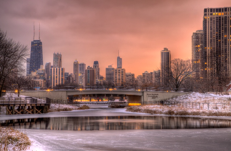 Skyline from Lincoln Park