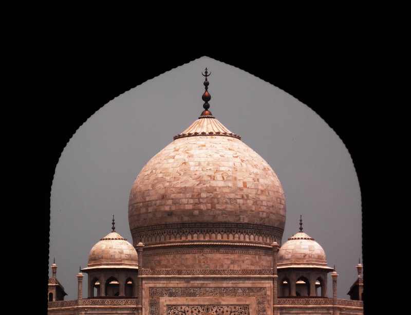 The Taj On A Rainy Day