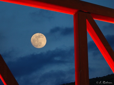 Moonrise at Two  Rivers Bridge