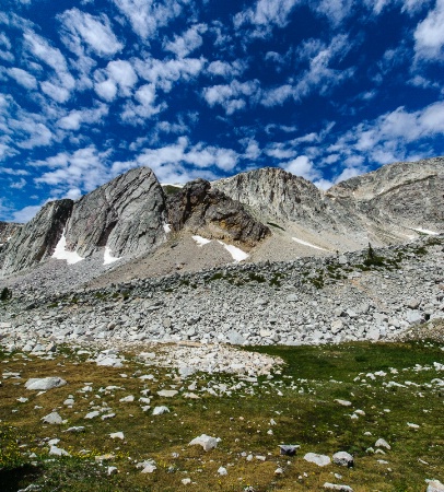 BLUE SKY AT SNOWY RANGE