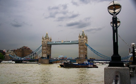 Lamp and Tower Bridge