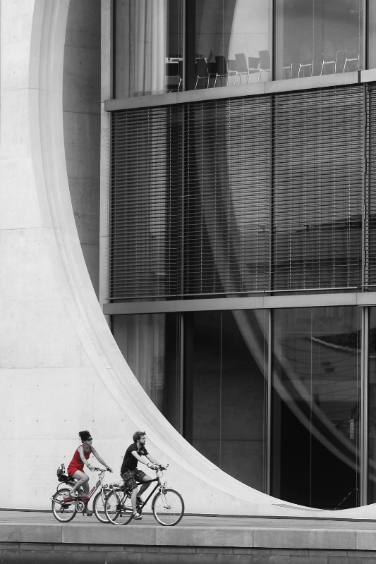 Cycling/ Reichstagsufer Berlin