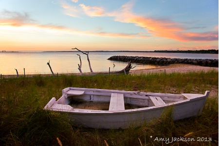 Sunset at Yorktown Beach