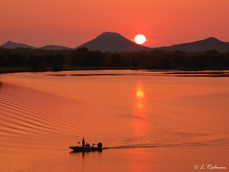 Sunset on the River