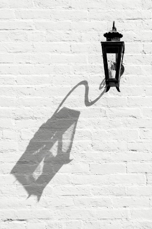 B&W Lamp Shadow