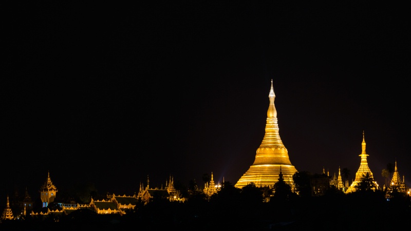 Golden Mountain Of Myanmar