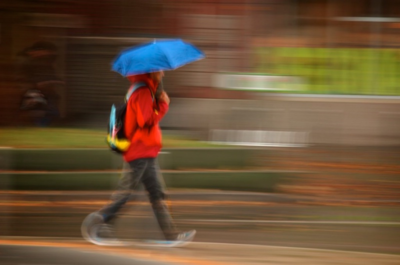 Walking in the Rain