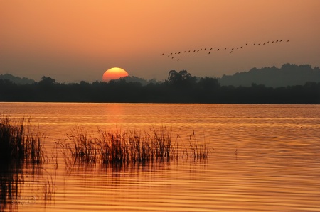 Rawal Lake Sunset