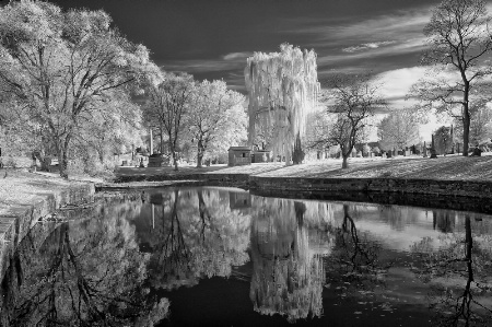 Dell Water at Green-Wood Cemetery