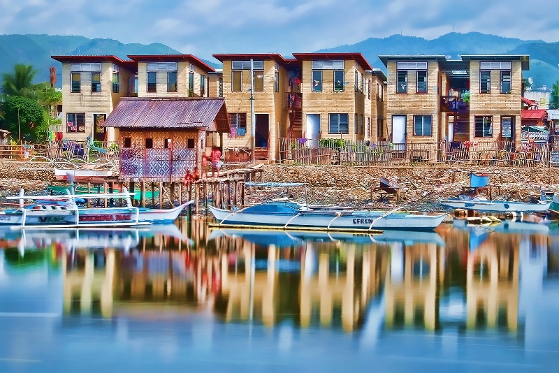 Homes Along The Waterways