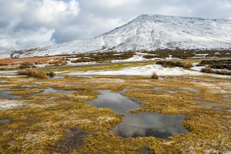 Snow on the Brecon Beacons (Wales)