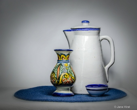 Pitcher and Vase