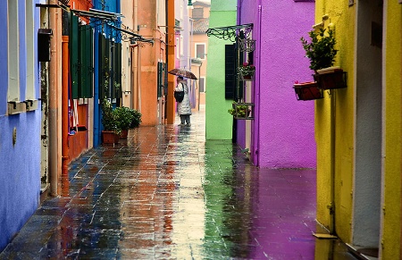 Rainy Day in Burano