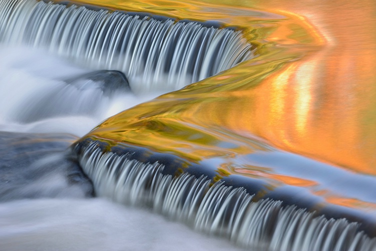 Autumn Bond Falls Cascade