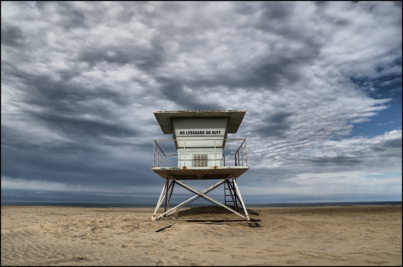 Vintage Lifeguard Station