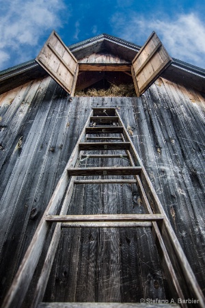 Hay Barn from Below