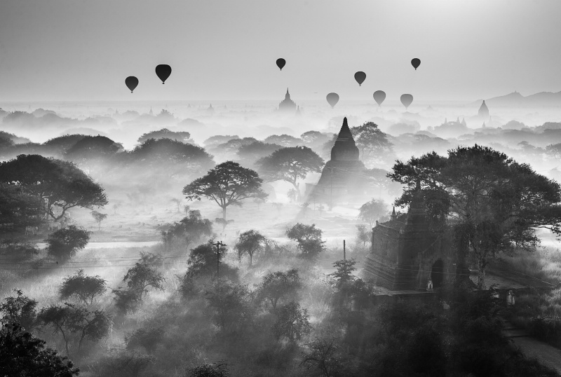 Winter Sunrise In Bagan